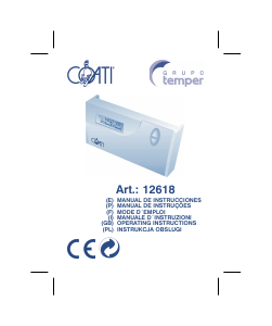 Handleiding Coati 12618 Thermostaat