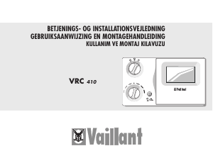 Brugsanvisning Vaillant VRT 410 S Termostat