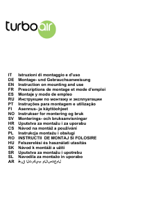 Bruksanvisning Turboair Diva Köksfläkt