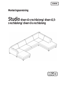 Brugsanvisning Mio Studio Sofa