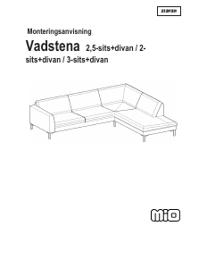 説明書 Mio Vadstena ソファー