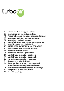 Bedienungsanleitung Turboair Puglia Dunstabzugshaube