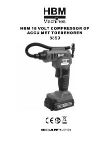 Handleiding HBM 8899 Compressor
