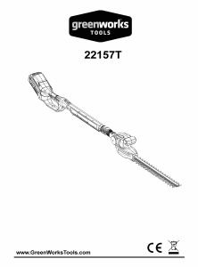 Manuale Greenworks G24PH51 Tagliasiepi