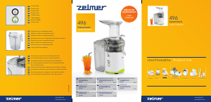 Manual Zelmer 496 Juicer