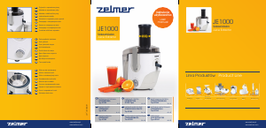 Manual Zelmer JE1000 Juicer