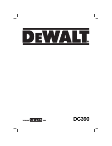Käyttöohje DeWalt DC390 Pyörösaha