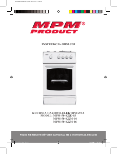 Instrukcja MPM MPM-50-KGM-06 Kuchnia