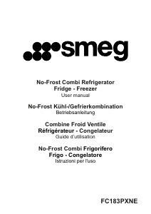 Manual Smeg FC183PXNE Fridge-Freezer