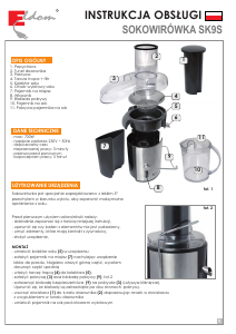 Manual Eldom SK9S Juicer