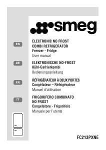 Manual Smeg FC203PXNE Fridge-Freezer