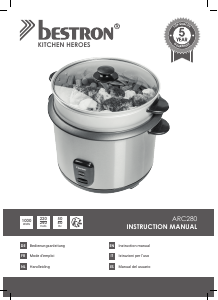 Manual Bestron ARC280 Rice Cooker