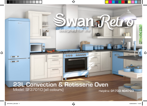 Manual Swan SF37010BLN Oven