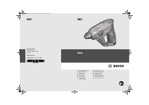 Manual de uso Bosch Uneo Martillo perforador