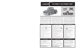 Manual Revell set 85-0880 Trucks Monogram 55 Ford F-100 street rod