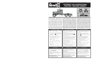 Handleiding Revell set 85-1506 Trucks Peterbilt 359 Conventional Tractor