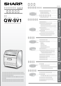 説明書 シャープ QW-SV1 食器洗い機