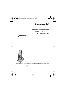Bedienungsanleitung Panasonic KX-TW211GBA Schnurlose telefon