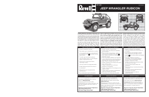 Manual Revell set 85-4053 Trucks Jeep Wrangler Rubicon