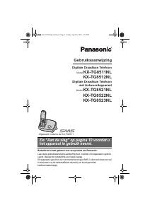 Handleiding Panasonic KX-TG8523NL Draadloze telefoon