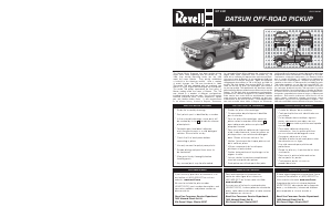 Mode d’emploi Revell set 85-4321 Trucks Datsun Off-road Pickup