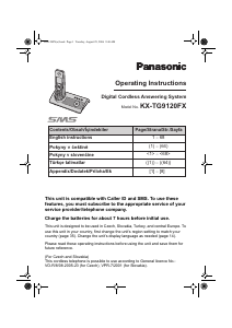 Manual Panasonic KX-TG9120FX Wireless Phone