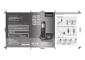 Bedienungsanleitung Panasonic KX-TGJ323G Schnurlose telefon