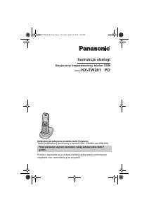 Instrukcja Panasonic KX-TW201PDBA Telefon bezprzewodowy