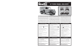 Manual Revell set 85-4930 Trucks 37 Ford panel delivery