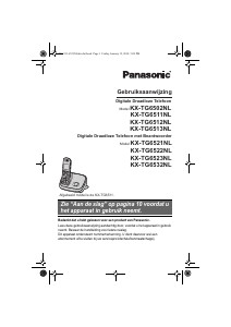 Handleiding Panasonic KX-TG6513NL Draadloze telefoon