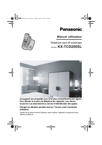 Mode d’emploi Panasonic KX-TCD202SL Téléphone sans fil