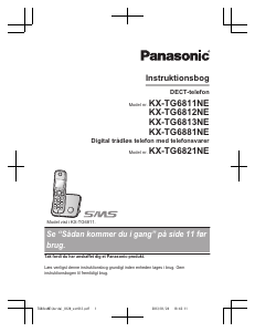 Brugsanvisning Panasonic KX-TG6811NE Trådløs telefon