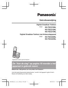 Handleiding Panasonic KX-TGC222NL Draadloze telefoon