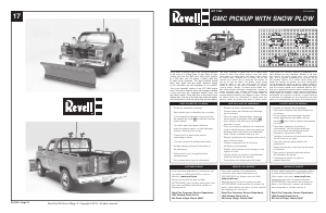 Mode d’emploi Revell set 85-7222 Trucks GMC Pickup with snow plow