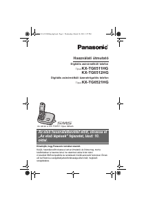 Használati útmutató Panasonic KX-TG6512HG Vezeték nélküli telefon