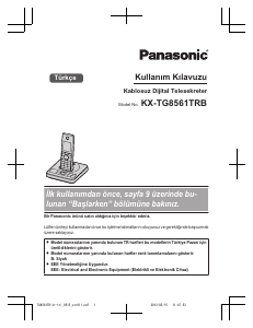 Kullanım kılavuzu Panasonic KX-TG8561TR Kablosuz telefon