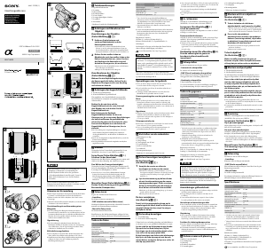 Manuale Sony SELP18200 Obiettivo