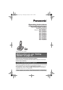 Handleiding Panasonic KX-TG4033 Draadloze telefoon