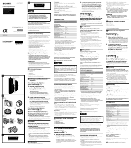 Manuale Sony SELP1650 Obiettivo