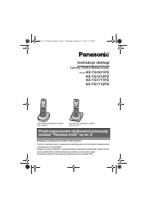 Instrukcja Panasonic KX-TG1612PD Telefon bezprzewodowy