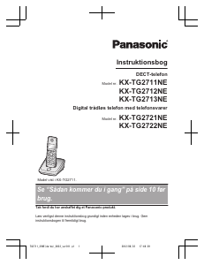 Brugsanvisning Panasonic KX-TG2722NE Trådløs telefon