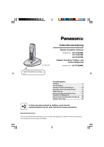 Handleiding Panasonic KX-TG1072NL Draadloze telefoon