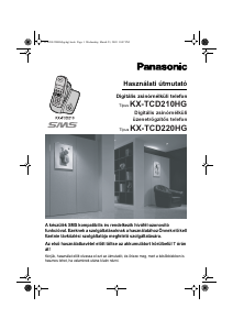 Használati útmutató Panasonic KX-TCD220HGF Vezeték nélküli telefon
