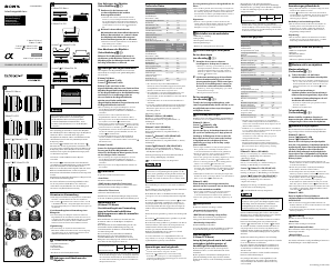 Manuale Sony SEL50F18 Obiettivo