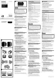 Bedienungsanleitung Sony SEL35F18 Objektiv