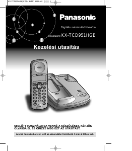 Használati útmutató Panasonic KX-TCD951HGB Vezeték nélküli telefon