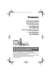 Handleiding Panasonic KX-TG8611NL Draadloze telefoon