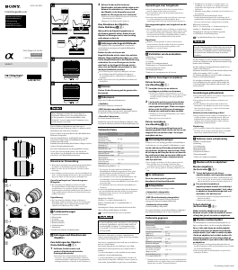 Manuale Sony SEL2870 Obiettivo