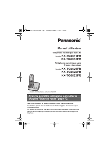 Mode d’emploi Panasonic KX-TG6622FR Téléphone sans fil