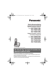 Handleiding Panasonic KX-TG6621NL Draadloze telefoon